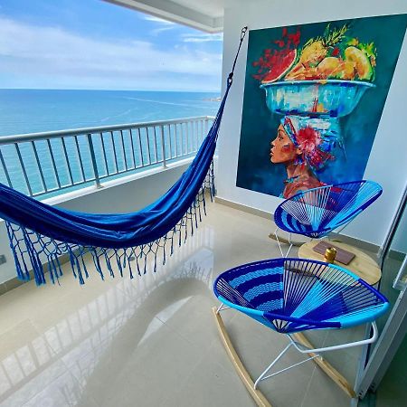 Palmetto Bocagrande Oceanfront Apartment Cartagena ภายนอก รูปภาพ